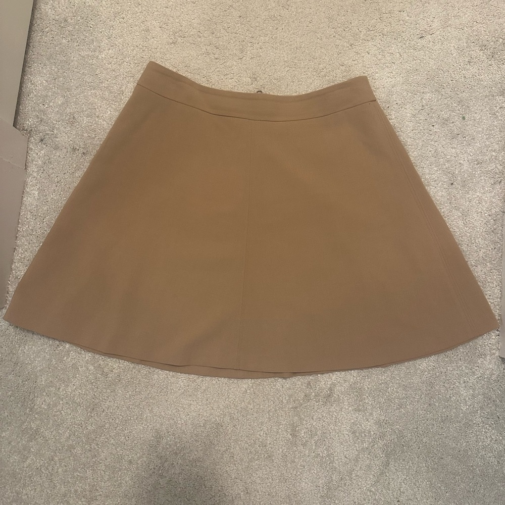 LOFT khaki/tan skirt, size 8